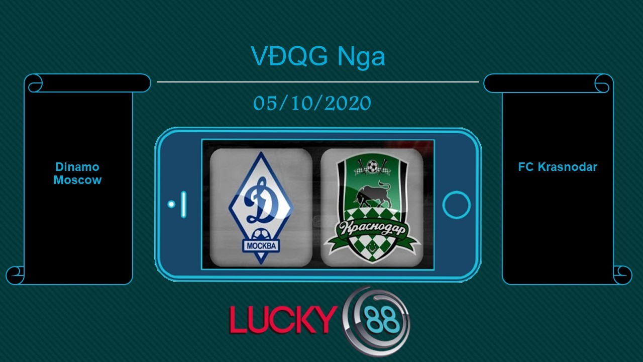 LUCKY88 Dinamo Moscow vs FC Krasnodar , Tip bóng đá miễn phí ngày 05/10/2020