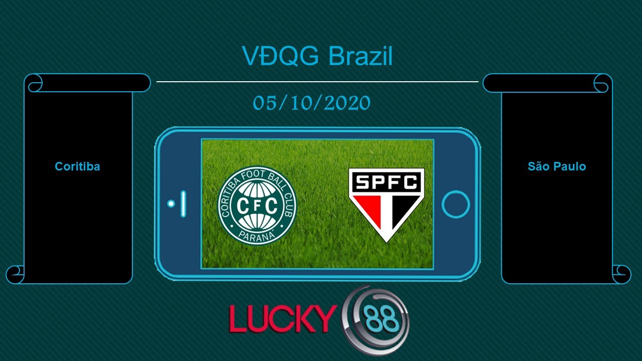 LUCKY88 Coritiba vs São Paulo , Tip bóng đá miễn phí ngày 05/10/2020