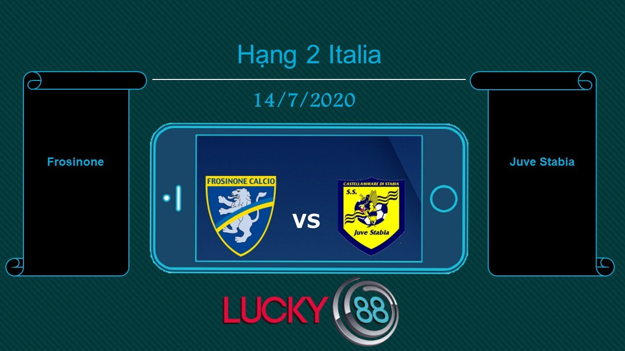 LUCKY88 Frosinone vs Juve Stabia   - Tip bóng đá miễn phí ngày 14/07/2020