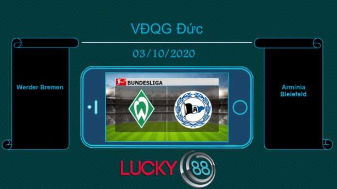 LUCKY88 Werder Bremen vs Arminia Bielefeld , Tip bóng đá miễn phí ngày 03/10/2020