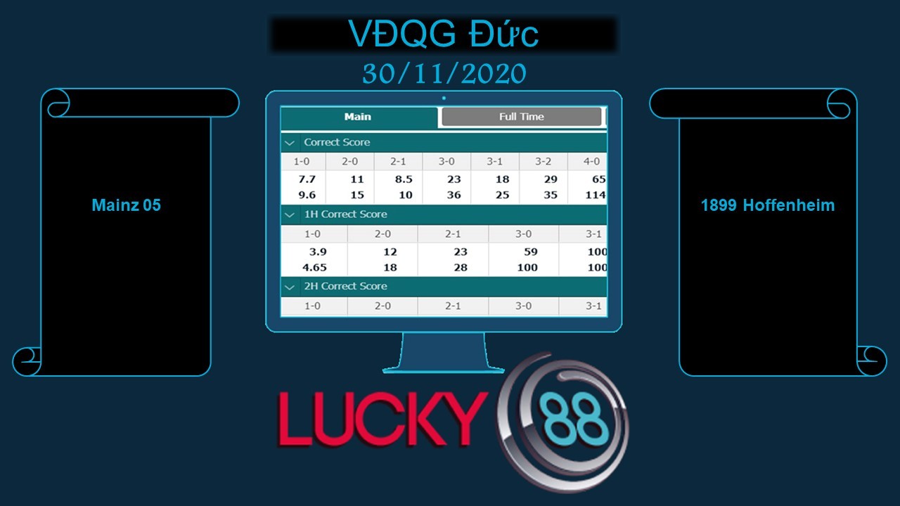 LUCKY88 Mainz 05 vs 1899 Hoffenheim , Soi kèo bóng đá hôm nay 30/11/2020, VĐQG Đức